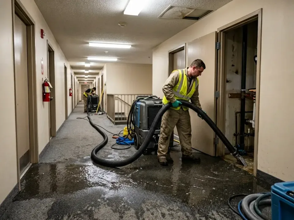 multi-unit-apartment-hallway-f-005 — frequently asked questions, Emergency Burst Pipe Water Extraction & Removal in Eggertsv…